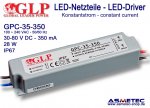 Schaltnetzteil GLP GPC-35-350, 350 mA, 30-80 VDC, 28 Watt, IP67