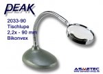 PEAK 2033-90 Tischlupe, 2,2fach, Linse 90 mm