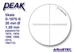 Peak Glasskala 1975-S