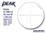 Peak Glasskala 1983-S
